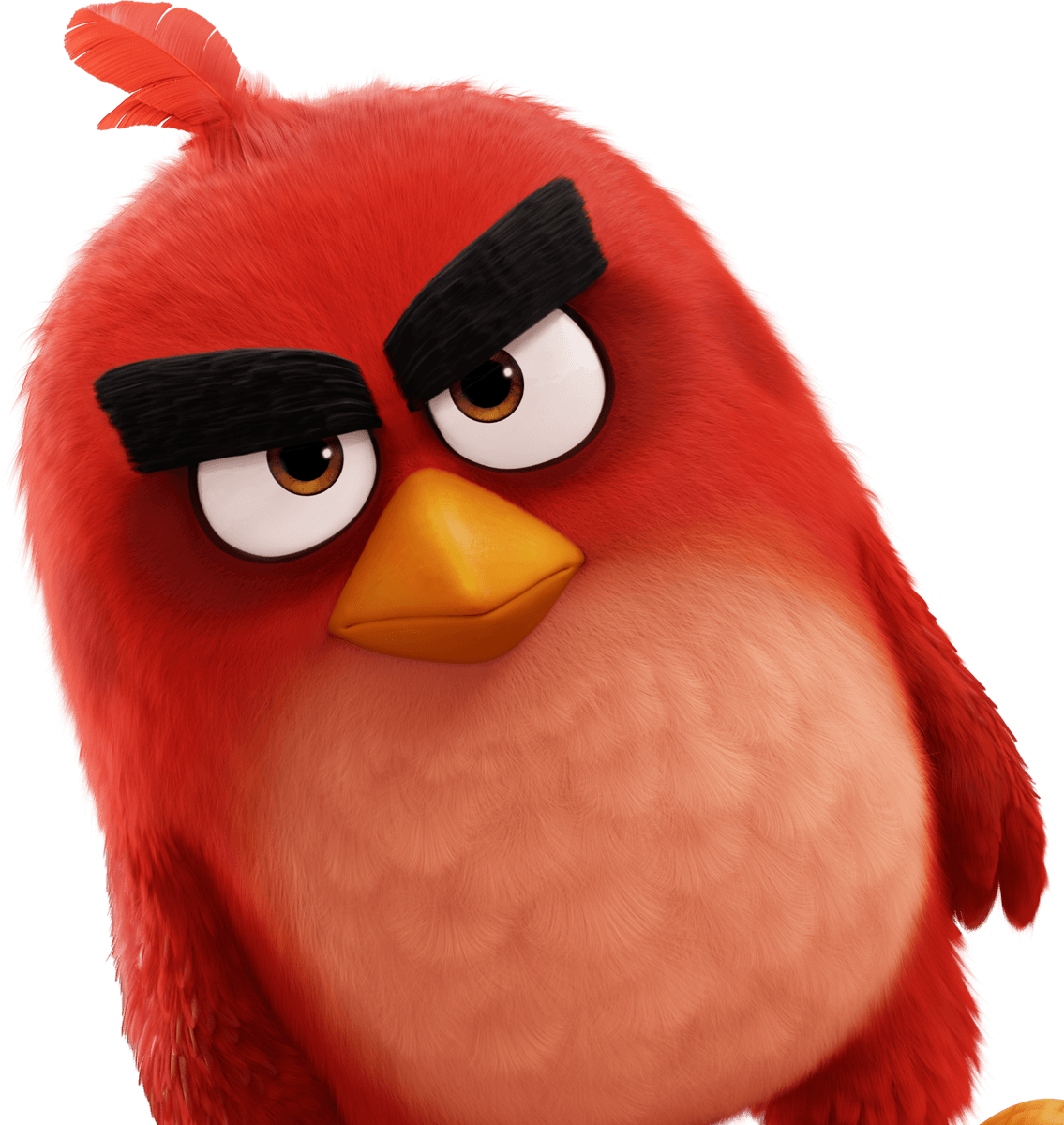 Red - Angry Bird Red Png (1135x1200), Png Download