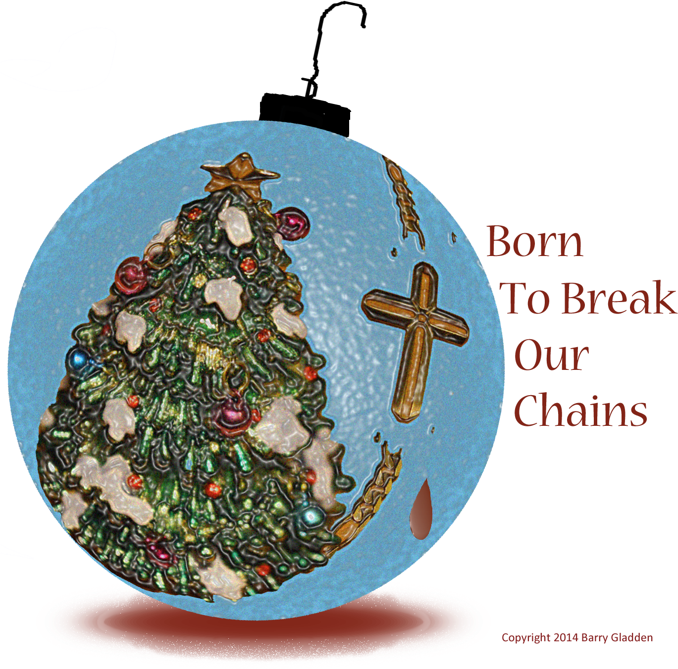 Christmas Card 2014 Edited-4 - Christmas Day (1400x1400), Png Download