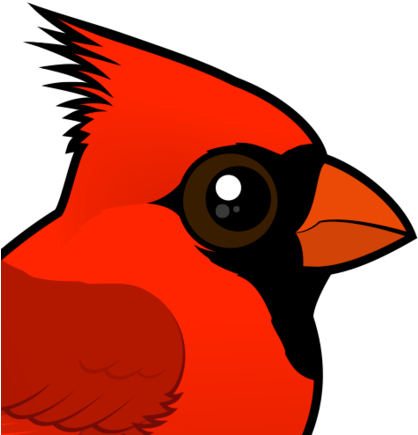 About The Northern Cardinal - Northern Cardinal Clipart (440x440), Png Download