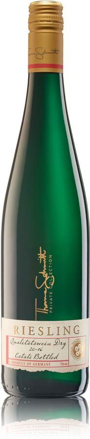 Thomas Schmitt Riesling Qba Dry Estate Bottled - Thomas Schmitt Riesling (281x960), Png Download
