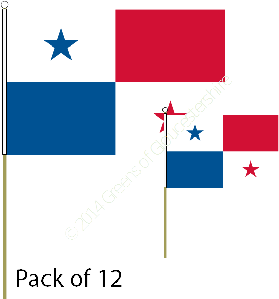 Panama Hand Waving Flags - Flag Of Panama (600x600), Png Download