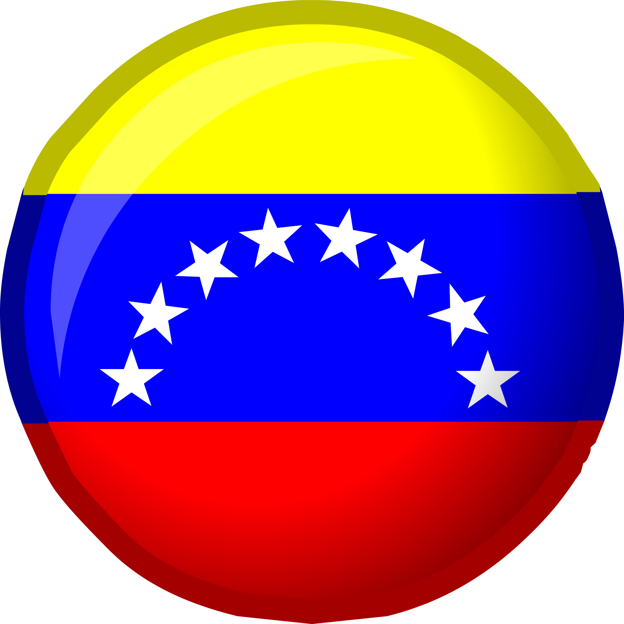 Venezuela Flag - Bandera De Ecuador Venezuela (2058x2058), Png Download