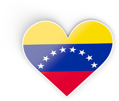 Illustration Of Flag Of Venezuela - Venezuela Flag In Heart Png (640x480), Png Download