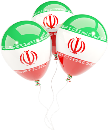 Illustration Of Flag Of Iran - Iran Flag Png Ballons (640x480), Png Download