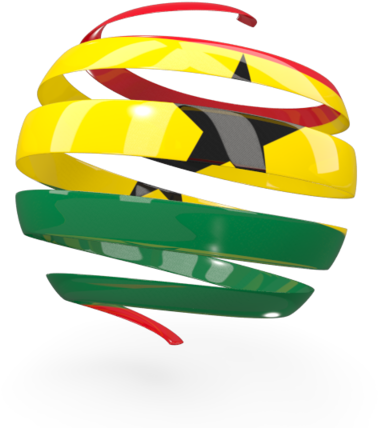 Illustration Of Flag Of Ghana - 3d Ghana Flag Png (640x480), Png Download