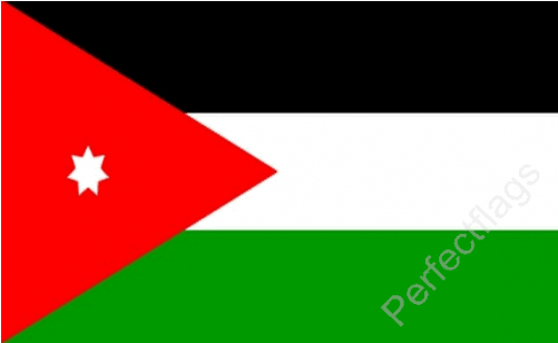 Jordan Flag (500x500), Png Download