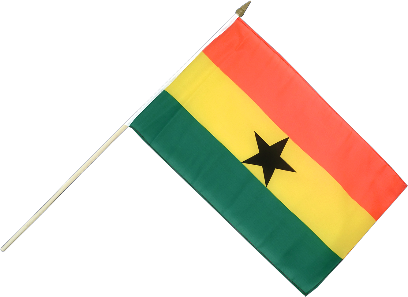 Hand Waving Flag 12x18" - Ghana Flag (1500x1260), Png Download
