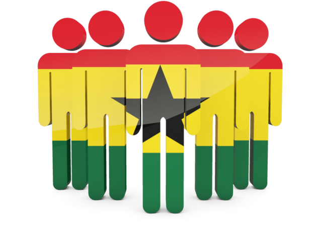 Illustration Of Flag Of Ghana - South African People Png (640x480), Png Download