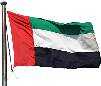 Uae Flag - Dubai Flag Transparent (400x300), Png Download