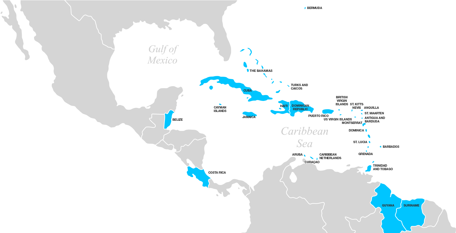 Central America Map Png Library - Mapa De Distribucion De Sciurus Granatensis (1610x800), Png Download