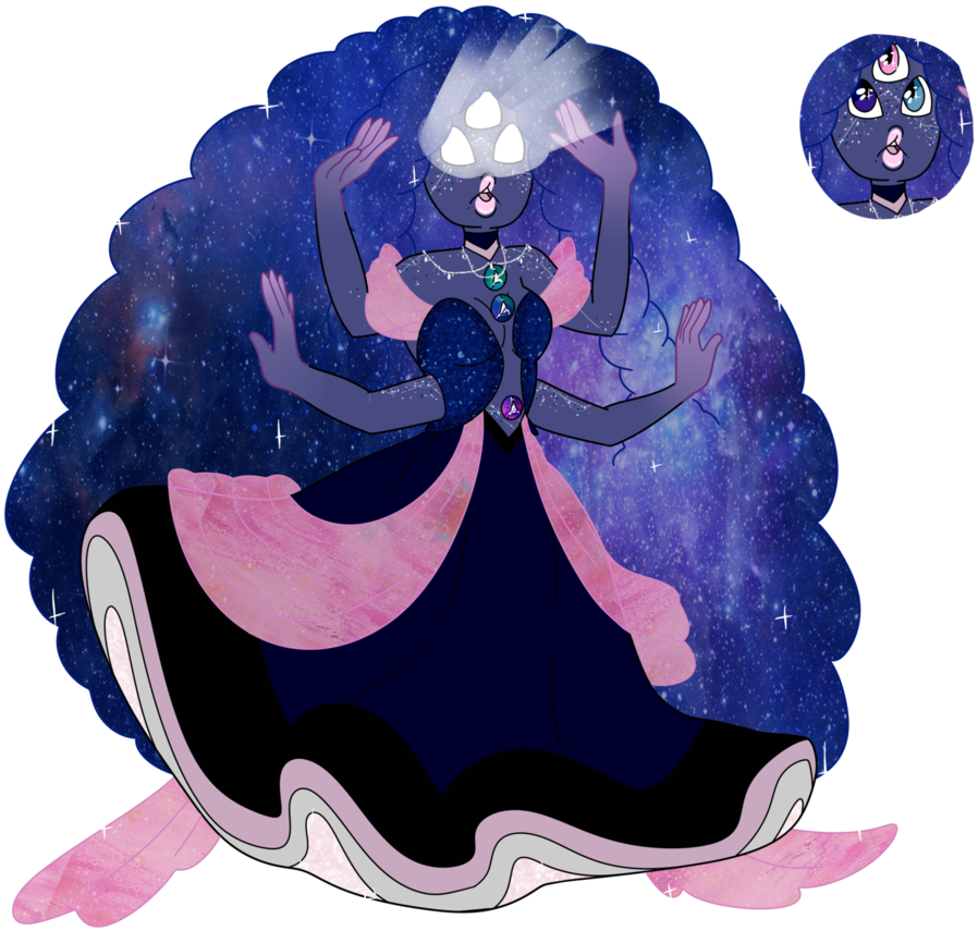 Su Pink Galaxy Sapphire - Blue Purple Pink Galaxy (912x876), Png Download