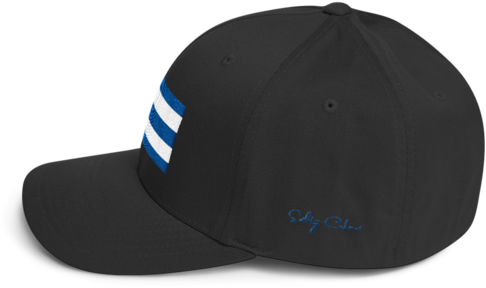 Cuban Flag-salty Cuban Flexfit Structured Twill Cap - Top Logo Snapback (530x530), Png Download