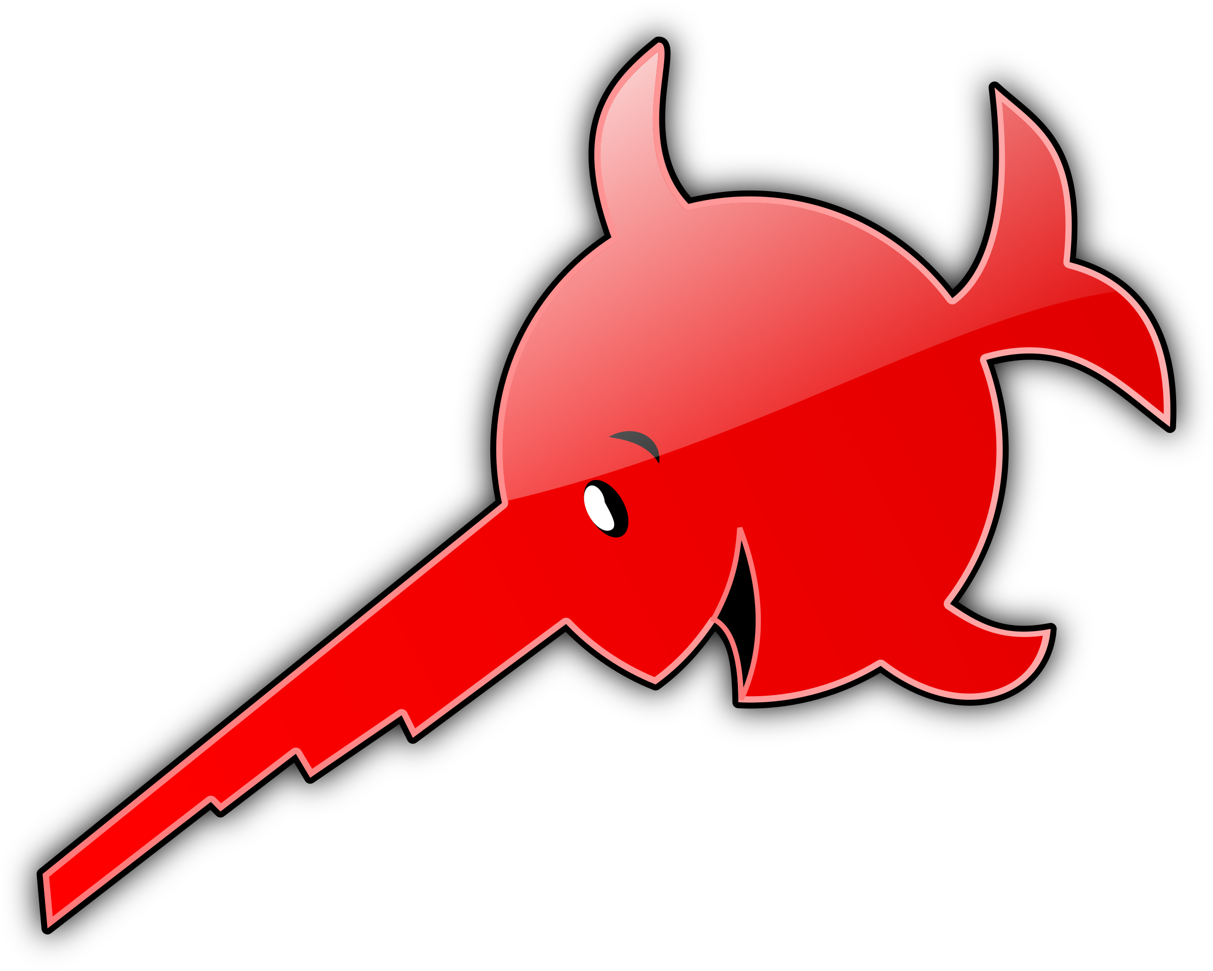 This Free Icons Png Design Of Laughing Swordfish (2400x1922), Png Download