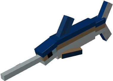 Swordfish - Minecraft Swordfish (400x400), Png Download
