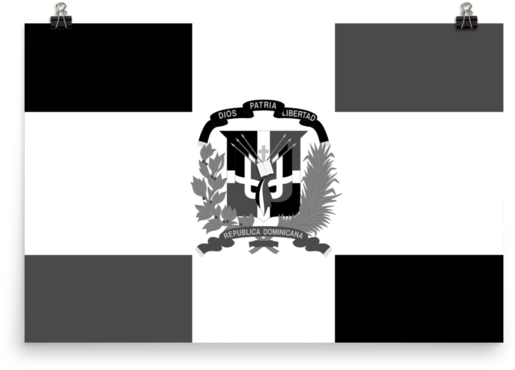 Dominican Republic Flag Wall Art - Republica Dominicana Flag Png (600x600), Png Download