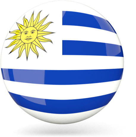Illustration Of Flag Of Uruguay - Uruguay Flag Icon Png (640x480), Png Download