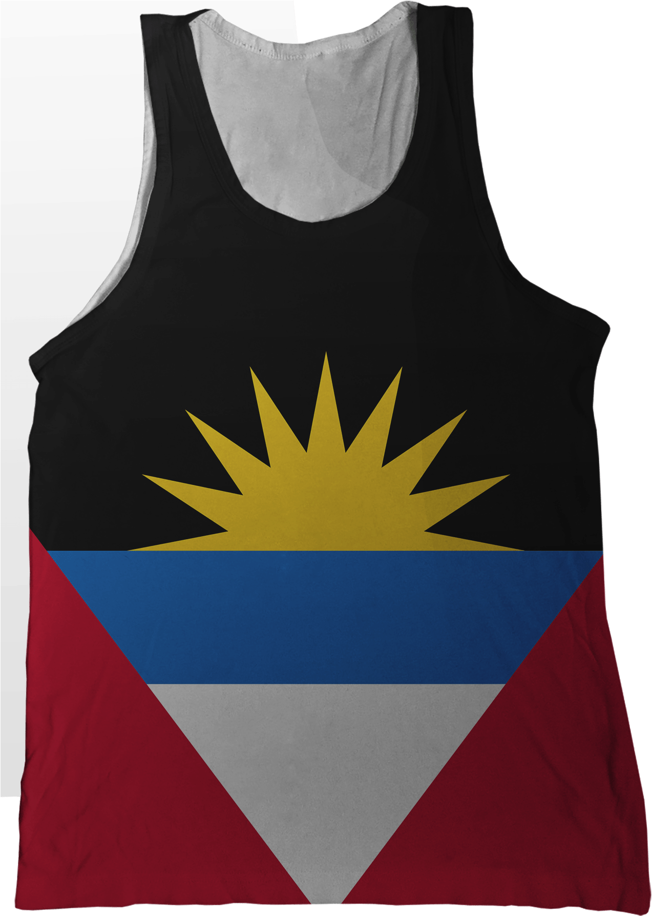 Antigua Flag Round (1296x1786), Png Download