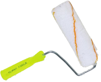 Satin Paint Roll - Paint (476x409), Png Download