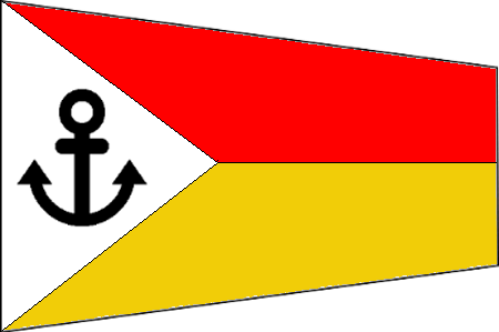 Civil Naval Ensign Rcfc China - Triangle (450x299), Png Download