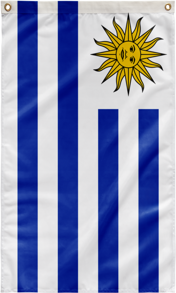 36"x60" Flag Of Uruguay - Sun Of May Shot Glass (1024x1024), Png Download
