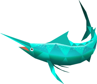 Swordfish - Atlantic Blue Marlin (417x295), Png Download