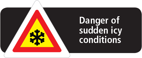 Traffic Signs, Signs That You Have Not Seen Before - Ice Symbol - Metal Sign Face (650x239), Png Download