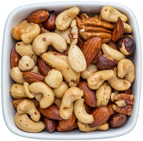 Roasted Salted Deluxe Mixed Nuts - Mixed Nuts (550x550), Png Download