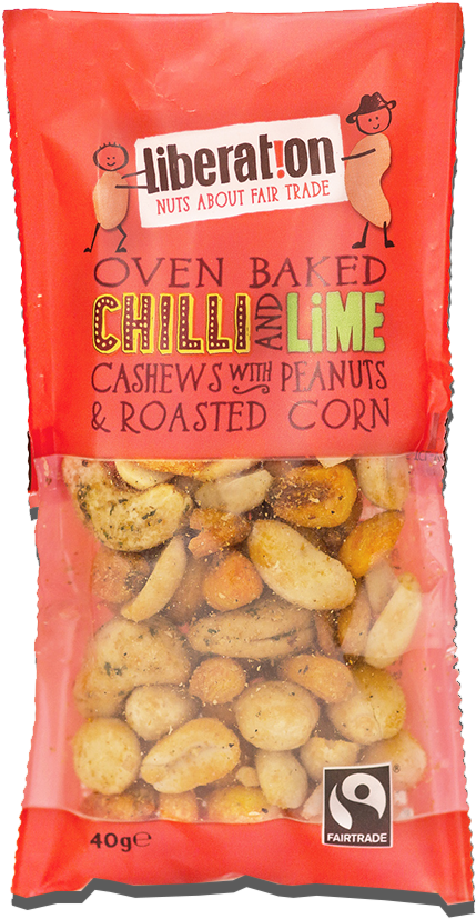 Liberation Oven Baked Chilli & Lime Cashews With Peanuts - Liberation Peanut Butter - Crunchy - 340g (500x880), Png Download