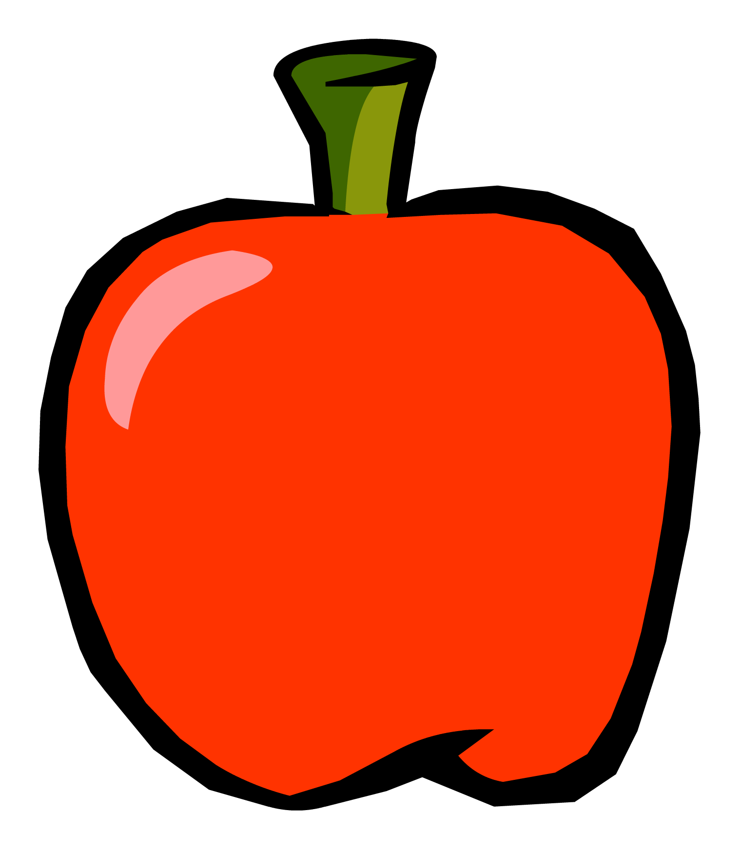Apple Pin - Png (1518x1748), Png Download
