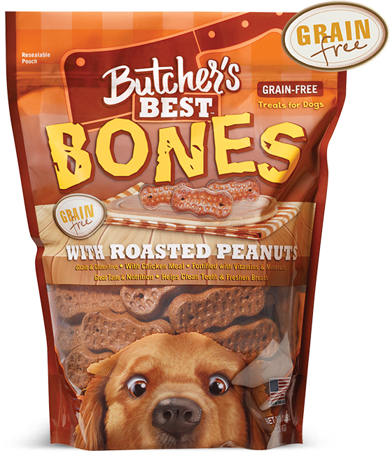 Butcher's Best Bones<sup>tm</sup> With Roasted Peanuts - Butchers Best Dog Food, Savory Stew - 16 Lb (660x670), Png Download