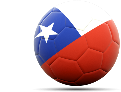 Illustration Of Flag Of Chile - Chile Flag On Soccer Ball (640x480), Png Download