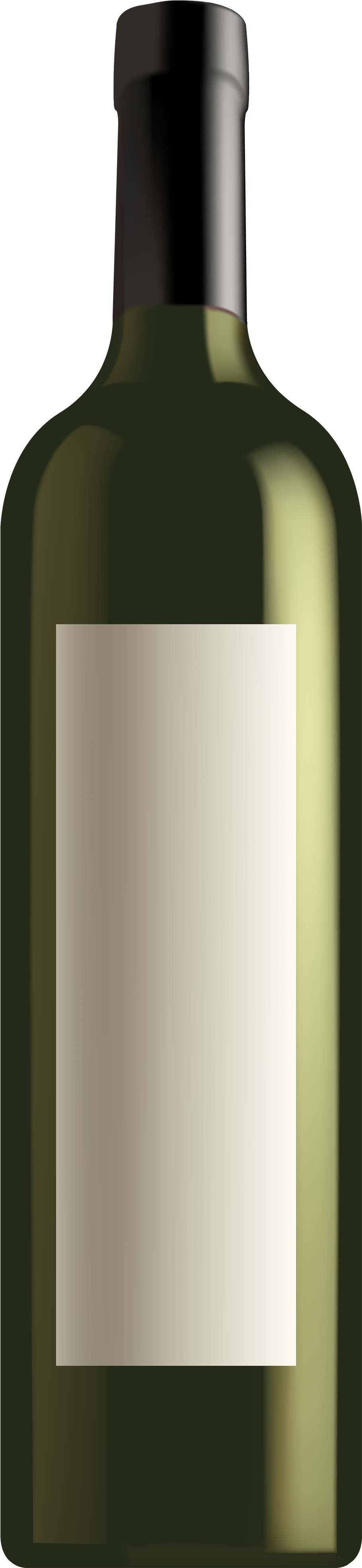 Liquor Clipart Wine Bottle Outline - Clip Art (1164x4000), Png Download