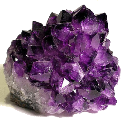 Amethyst Png Free Download - Properties Of Minerals (400x385), Png Download