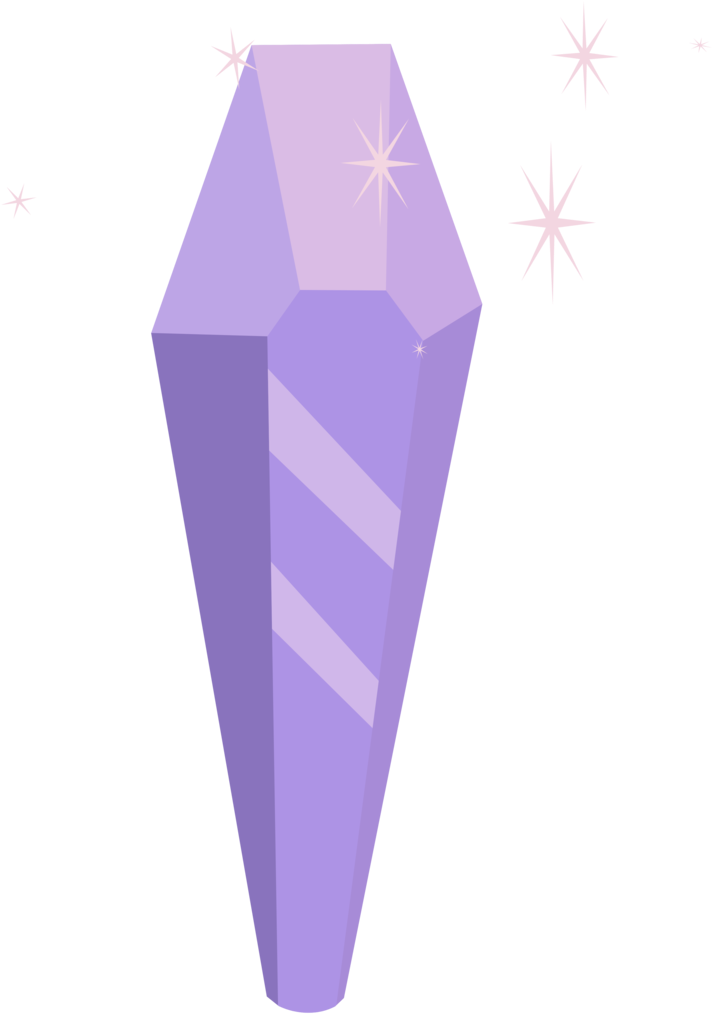 Vector Crystal Amethyst - My Little Pony Objects (723x1024), Png Download