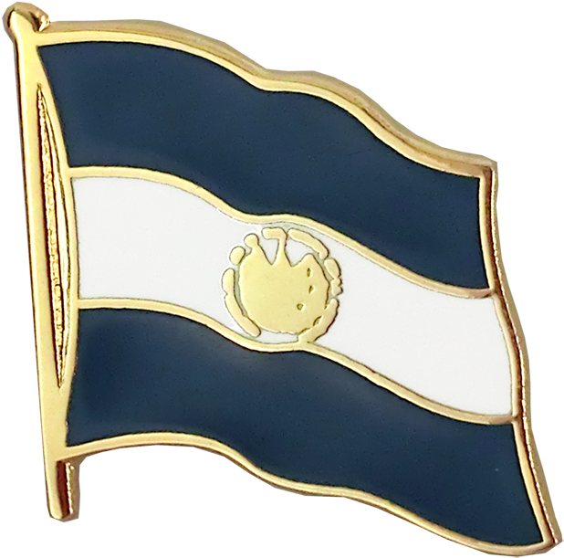 Flag Lapel Pin - El Salvador - Flag Lapel Pin (1500x938), Png Download