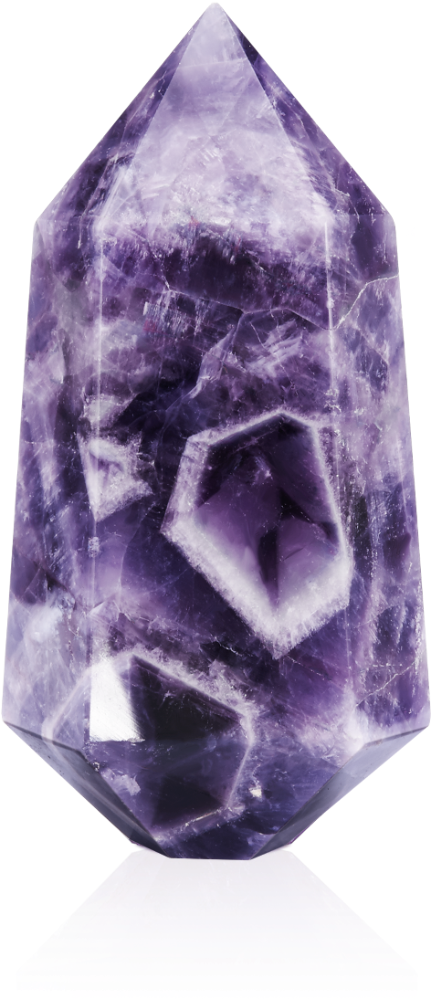 Chevronica Stoned Crystals, A Fresh And Modern Take - Amethyst (1200x1200), Png Download
