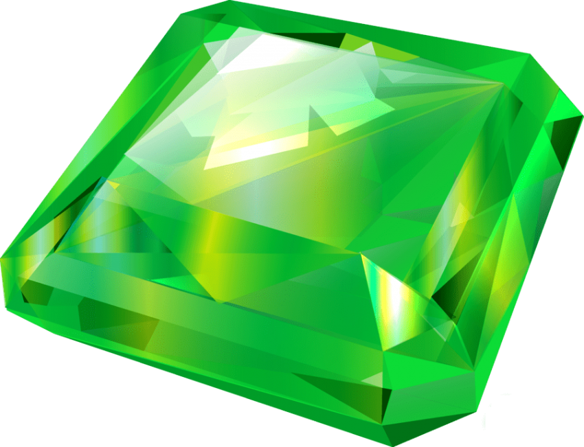 Free Png Diamond Emerald Png Images Transparent - Transparent Background Transparent Emerald (850x651), Png Download