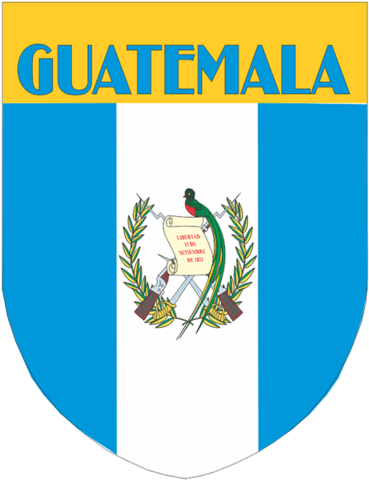 Flags Shield Style - Guatemala Car Auto Mini Banners (480x480), Png Download