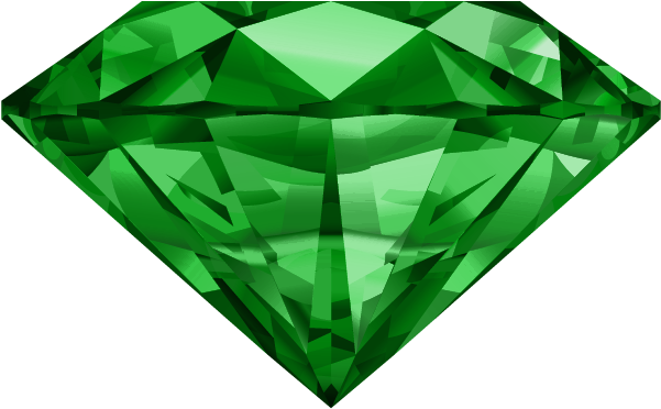 Download - Emerald Transparent Background (640x402), Png Download