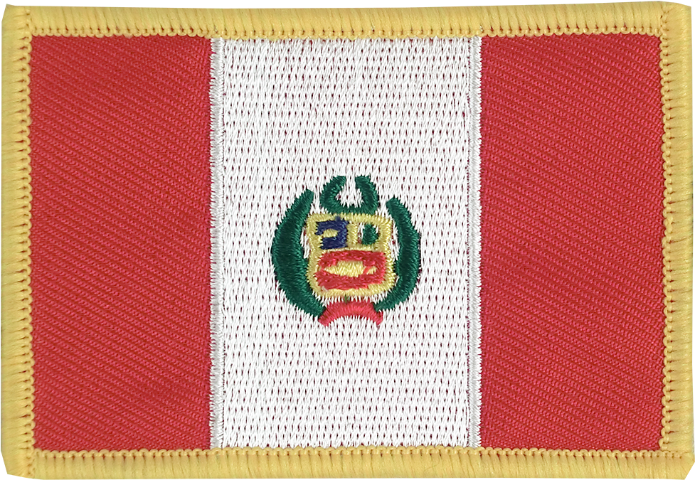 Peru - Flag Patch - Stitch (1500x1000), Png Download
