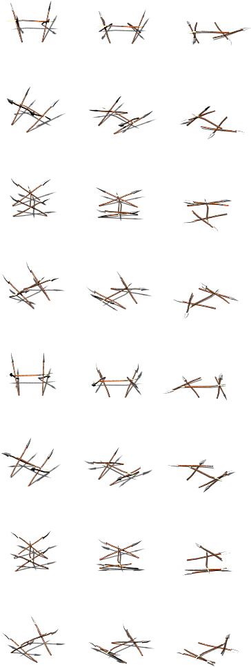 Wooden Barricade - Airplane (384x1024), Png Download