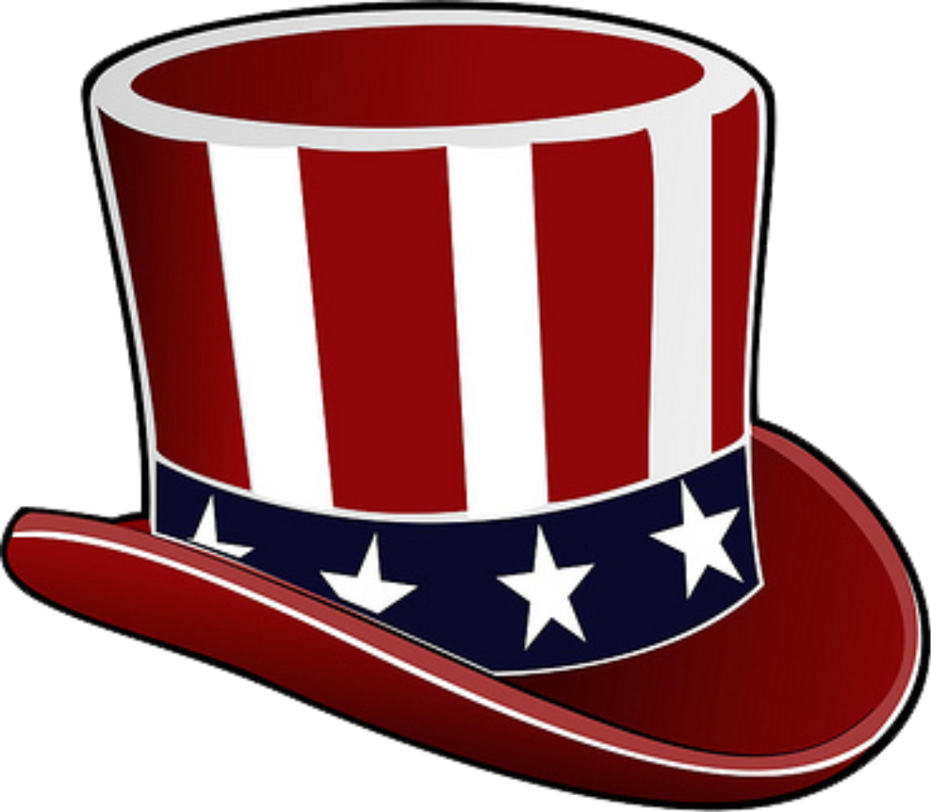 Download Uncle Sam Hat - Uncle Sam Hat Transparent Background PNG Image