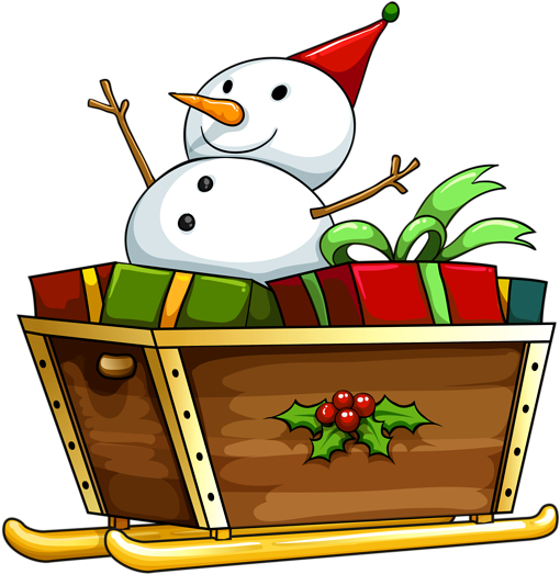 Xmas Pictures, Xmas Pics, Snowman Clipart, Christmas - Santa Claus En Camino (558x600), Png Download