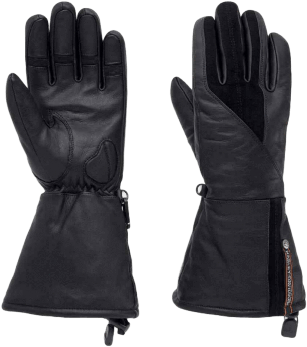 Women's Gage Leather Gauntlet Gloves - ハーレーダビッドソン レディース スゲージレザーガントレットグローブ - 98354-17vw (800x800), Png Download