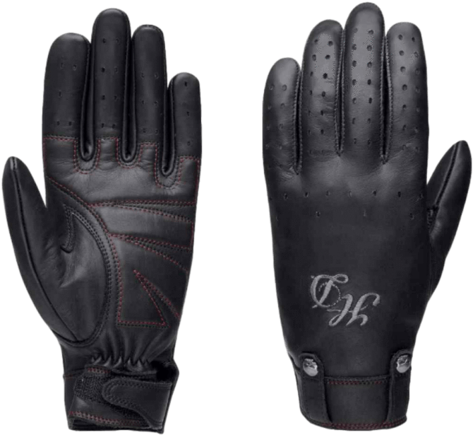 Women's Skull Rivet Leather Gloves - Harley-davidson Women's Skull Rivet Leather Gloves (800x800), Png Download