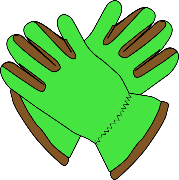 Garden - Gloves Clipart Png (600x604), Png Download