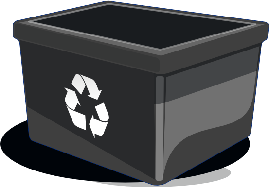 Original Png Clip Art File Recycle Bin Svg Images Downloading (552x596), Png Download