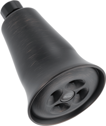 Delta - Delta H2okinetic Showerhead In Venetian Bronze (510x510), Png Download