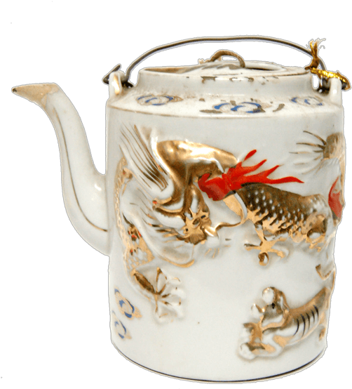 Dragon And Fou Dog Tea Pot Item Number： 9148b Tea Pot - Teapot (900x600), Png Download