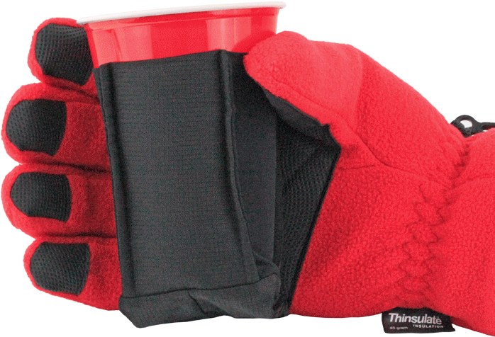 Glove W/cup Image - Tailgator Gloves (725x550), Png Download